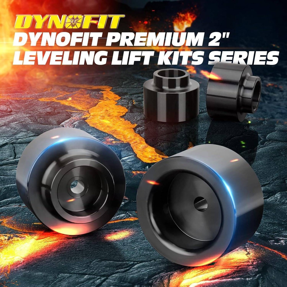 Set of 2 Dynofit 2" Rear Leveling‎ Lift Spacers for 2009-2024 Dodge Ram 1500 4X4 - Picture 8 of 10